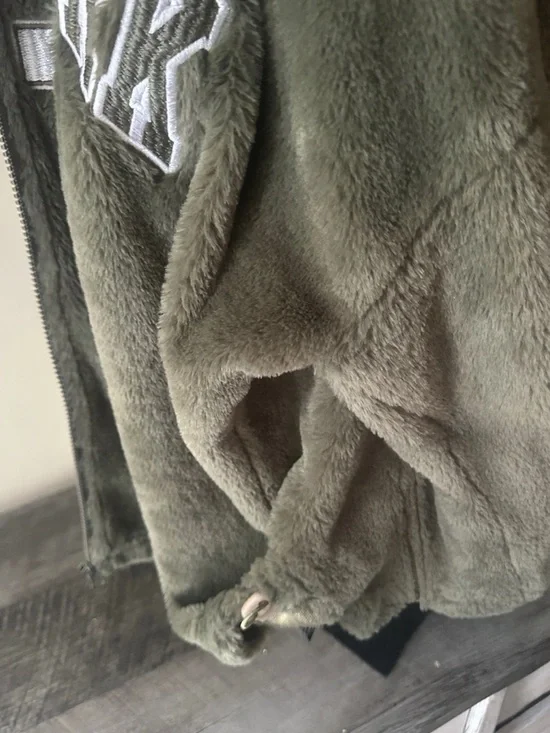 New York 97 Olive Faux-Fur Hooded Jacket - Picture 12 of 12